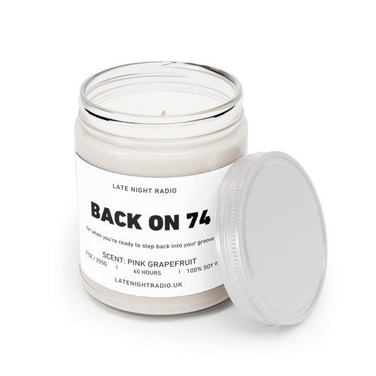 Back On 74 -Pink Grapefruit Scented Soy Candle