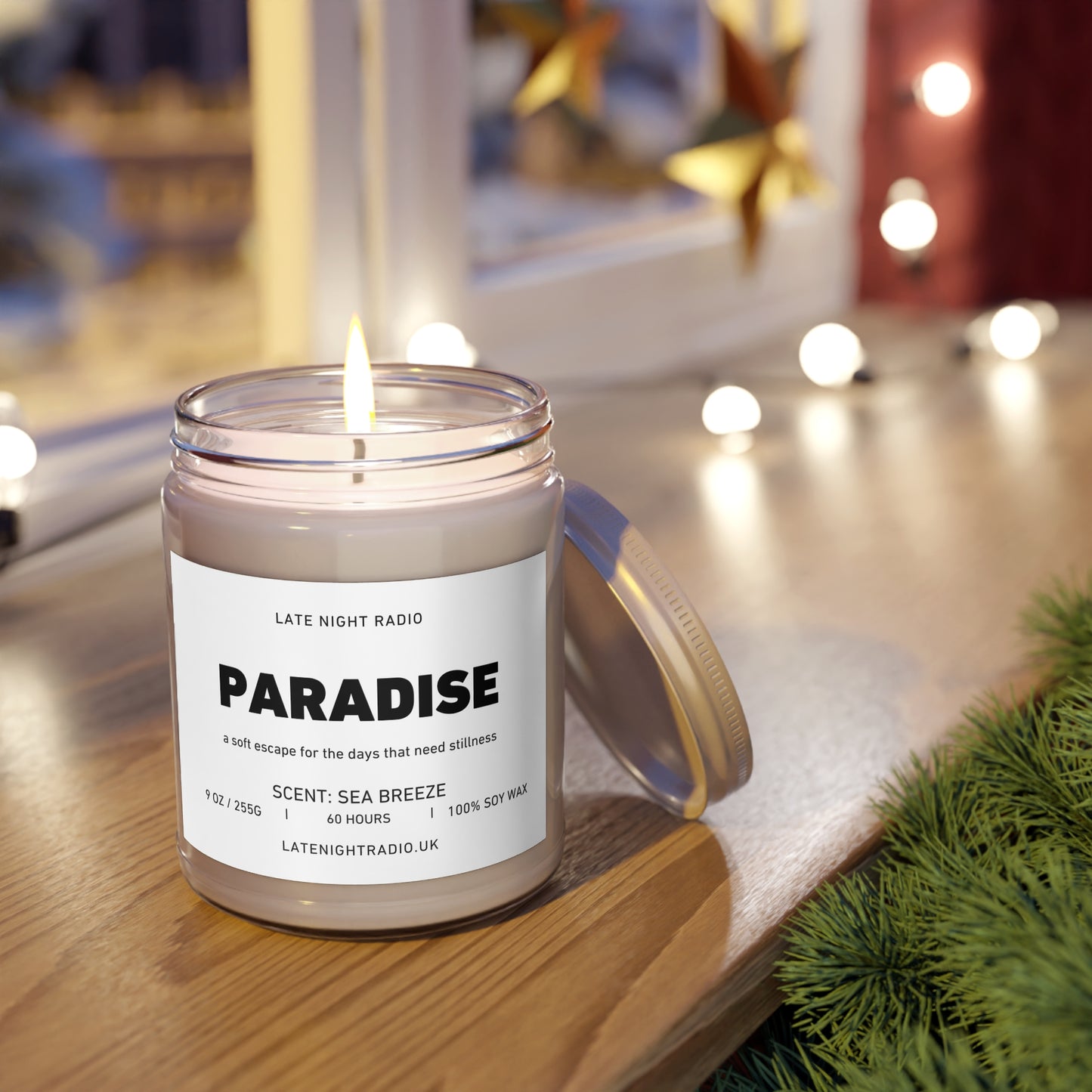 Paradise - Sea Breeze Scented Soy Candle
