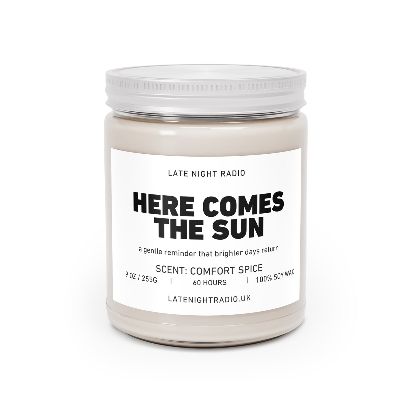 Here Comes The Sun – Comfort Spice Scented Soy Candle