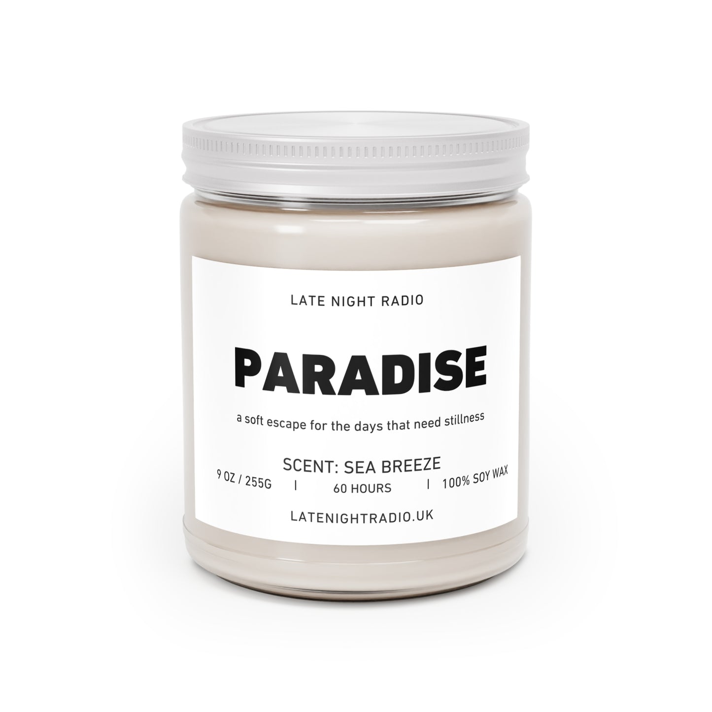Paradise - Sea Breeze Scented Soy Candle